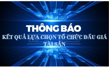 Báo Giao thông thông báo kết quả lựa chọn tổ chức đấu giá tài sản