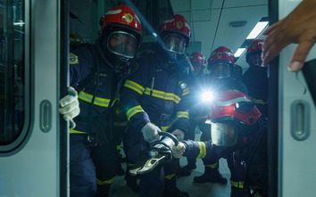 Hơn 4.000 người diễn tập cứu nạn trong ga ngầm metro Bến Thành
