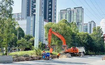Đổi nhà thầu, đường Đồng Văn Cống sẽ về đích trước tết Nguyên đán 2024