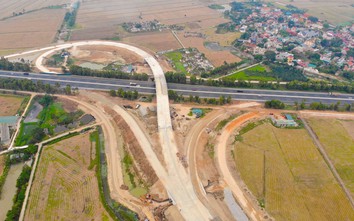 Dự án nút giao đường cao tốc Hà Nội - Hải Phòng khẩn trương về đích