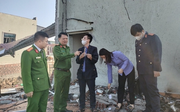 Khởi tố hình sự vụ nổ ở Ninh Bình làm 2 người tử vong