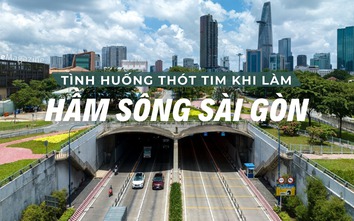 Tình huống thót tim khi làm hầm vượt sông Sài Gòn