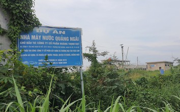 Dự án nước sạch lớn nhất Quảng Ngãi thi công cầm chừng, trễ tiến độ nhiều năm