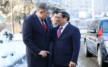 Lễ đón chính thức Thủ tướng Phạm Minh Chính thăm Romania