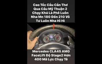 Xác minh clip ô tô chạy 210km/h trên cao tốc Mỹ Thuận - Cần Thơ