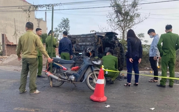 Điều tra vụ thi thể cháy đen trong xe ô tô ở Thái Bình