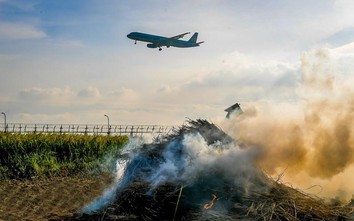 Giảm thiểu tình trạng như đốt rơm rạ, chiếu đèn lazer, thả diều... quanh sân bay Nội Bài