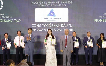 Tân Á Đại Thành được vinh danh Top 10 Thương hiệu mạnh - Tiên phong đổi mới sáng tạo 2024