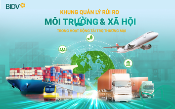 BIDV triển khai khung quản lý rủi ro môi trường và xã hội trong tài trợ thương mại