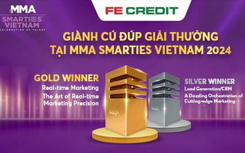 FE CREDIT gặt hái thành công với cú đúp giải thưởng tại MMA Smarties 2024