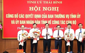 Thái Bình điều động, bổ nhiệm loạt cán bộ chủ chốt