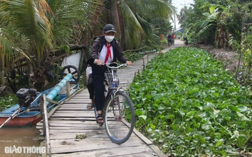 Sớm khắc phục đường nông thôn bị sụt lún ở Bạc Liêu