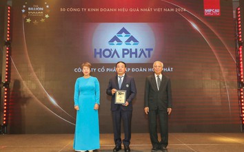 Năm thứ 13 liên tiếp, Hòa Phát vào Top 50 Công ty kinh doanh hiệu quả nhất Việt Nam