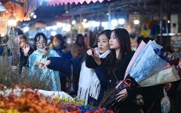 Đêm không ngủ ở chợ hoa Quảng An ngày cận Tết