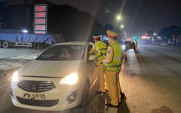 CSGT Nghệ An xuyên Tết đảm bảo trật tự an toàn giao thông trên các tuyến đường