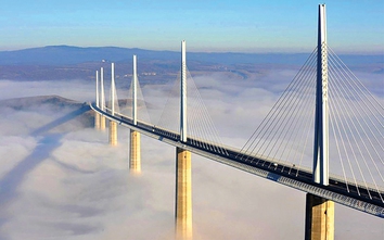 Khám phá hậu trường xây cầu cao 343m, kỳ quan mới của Pháp