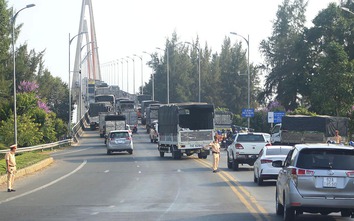 Cầu Rạch Miễu đạt hơn 24.000 lượt phương tiện, 4 lần xả trạm thu phí