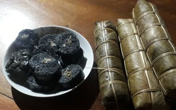 Độc đáo bánh chưng đen trong Tết cổ truyền của dân tộc Tày, Thái ở Yên Bái