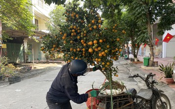 Đơn hàng nườm nượp, xe ôm kiếm tiền triệu ngày cận Tết