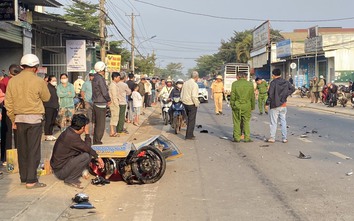 Người phụ nữ tử vong thương tâm sau va chạm với xe tải