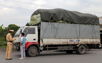 Chở hàng quá tải, chủ doanh nghiệp và tài xế ở Hải Dương bị xử phạt gần 50 triệu đồng