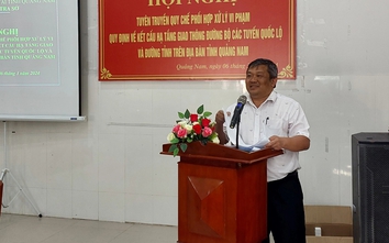 Quảng Nam: Tuyên truyền bảo vệ hành lang đường bộ cho trưởng thôn