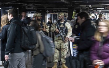 New York triển khai vệ binh quốc gia ngăn bạo lực trên tàu điện ngầm
