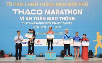 Trực tiếp: Giải THACO Marathon vì ATGT - Điện Biên Phủ 2024 thành công rực rỡ
