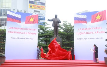 Khánh thành tượng đài V.I.Lênin tại Nghệ An