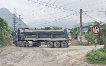 Đồng Hỷ, Thái Nguyên: Chủ mỏ đá tiếp tay xe quá tải tàn phá đường