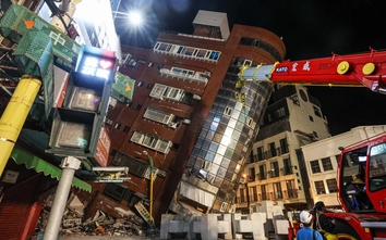 Đài Loan rung lắc cả đêm vì hàng chục trận động đất