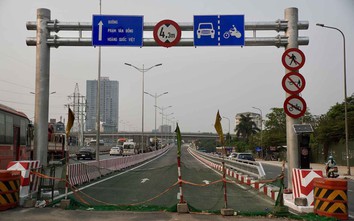 Phương tiện nào được lưu thông trên hai nhánh cầu vượt thép Mai Dịch sắp thông xe?