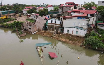 6 căn nhà sạt trượt xuống sông Cầu ở Bắc Ninh được đền bù ra sao?