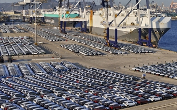 Xuất khẩu ô tô của Trung Quốc tăng mạnh