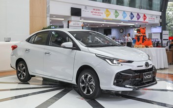 Toyota Vios là xe gầm thấp hạng B bán chạy nhất tháng