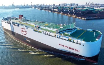 BYD đặt mua 8 tàu vận chuyển ô tô xuyên đại dương