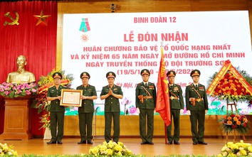 Binh đoàn 12 đón nhận Huân chương Bảo vệ Tổ quốc hạng Nhất