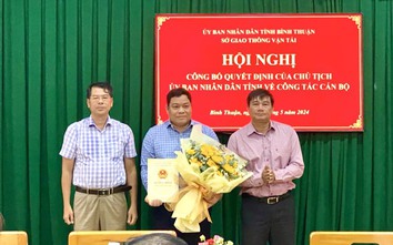 Chánh thanh tra được bổ nhiệm Phó giám đốc Sở GTVT tỉnh Bình Thuận
