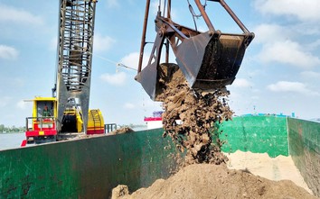 Công suất khai thác cát chưa đáp ứng nhu cầu thi công cao tốc Cần Thơ - Cà Mau