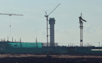 Tháp không lưu sân bay Long Thành vượt tiến độ, cao hơn 72m