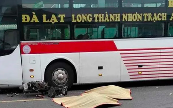 Long An: Va chạm xe khách giường nằm, 2 người đi xe máy tử vong