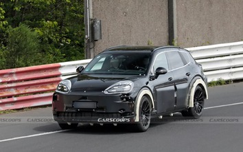 Porsche Cayenne thuần điện lộ diện trên đường thử