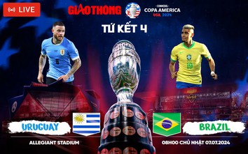 Link xem trực tiếp Uruguay vs Brazil (8h ngày 7/7), tứ kết Copa America 2024