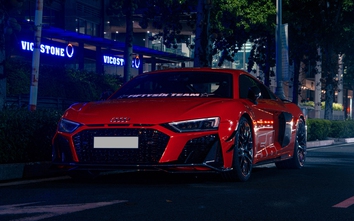 Siêu xe Audi R8 V10 với gói độ độc nhất Việt Nam