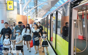 Metro Nhổn - ga Hà Nội hút khách