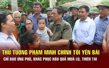 Thủ tướng kiểm tra, chỉ đạo công tác khắc phục hậu quả mưa lũ tại thành phố Yên Bái