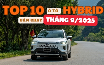 Toyota Corolla Cross là xe hybrid bán chạy nhất tháng 9/2025