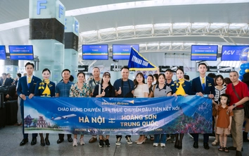 Vietravel Airlines thực hiện thành công chuyến bay charter đầu tiên Hà Nội - Trung Quốc