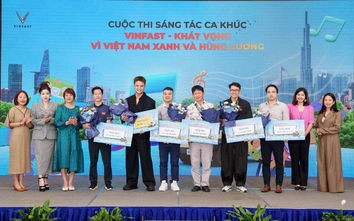 Trao giải cuộc thi “VinFast - Khát vọng vì Việt Nam xanh và hùng cường"