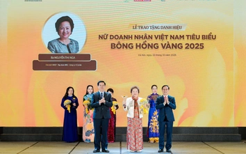 Chủ tịch Tập đoàn BRG được vinh danh TOP 10 “Nữ DN Việt Nam tiêu biểu - Bông hồng Vàng"